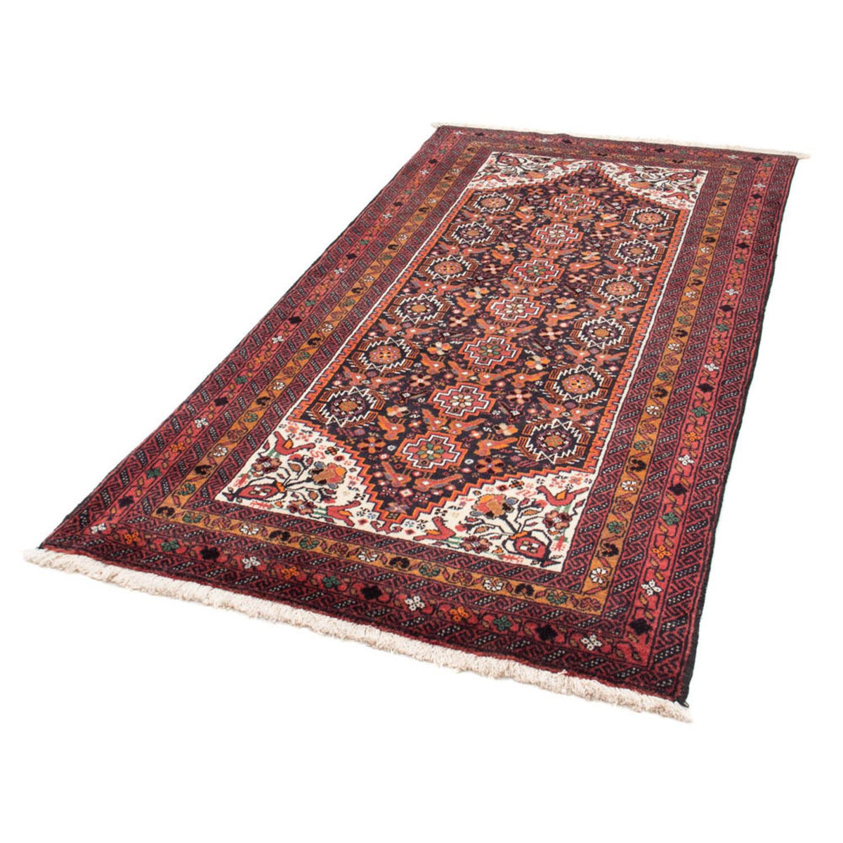 Loper Baluch tapijt - 210 x 106 cm - rood