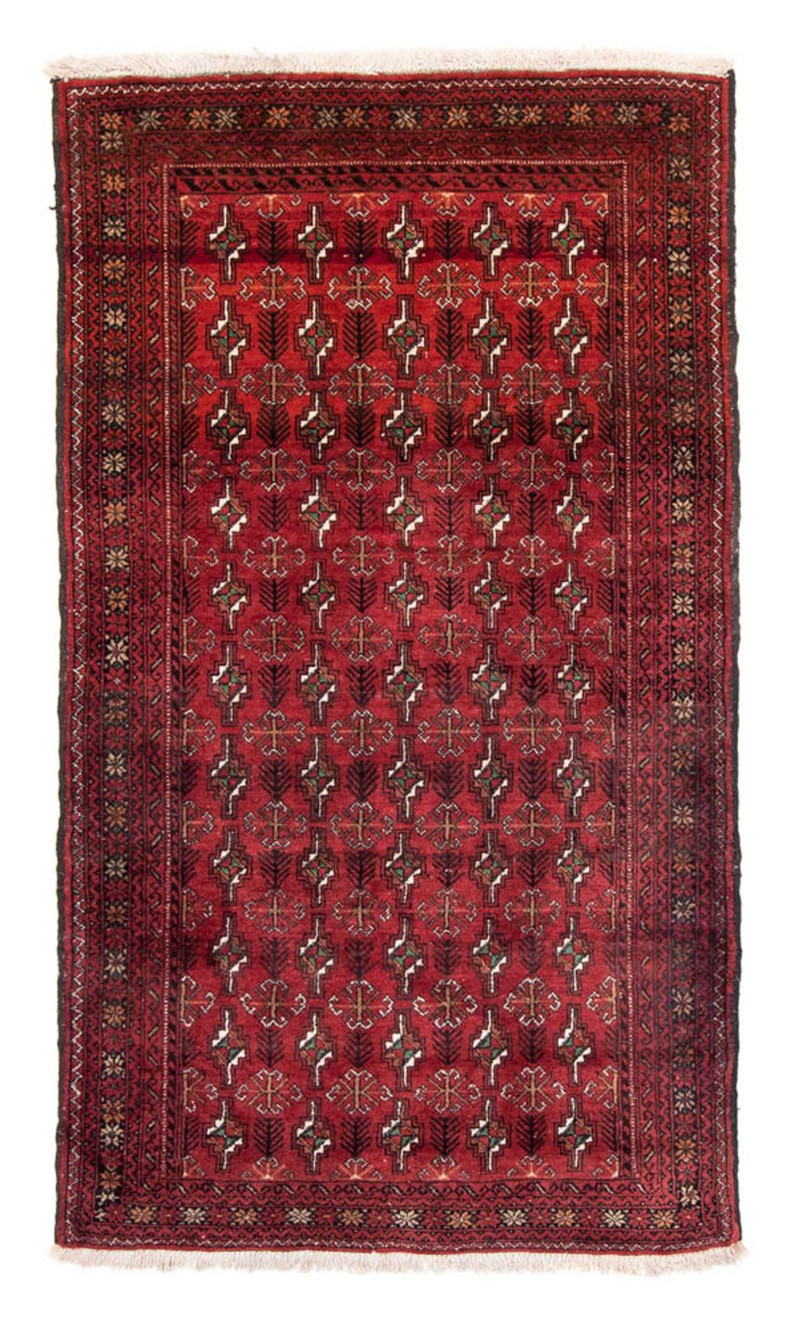 Loper Baluch tapijt - 187 x 105 cm - rood