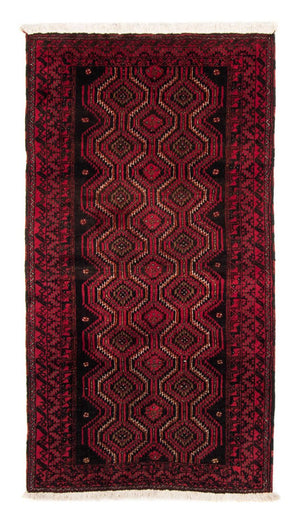 Loper Baluch tapijt - 180 x 96 cm - rood