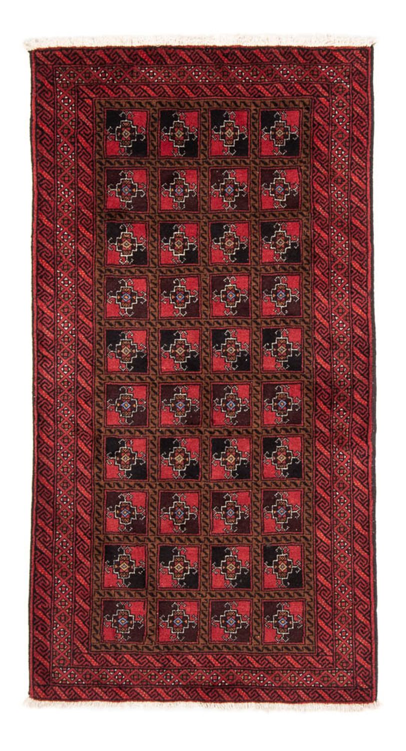Loper Baluch tapijt - 197 x 104 cm - rood