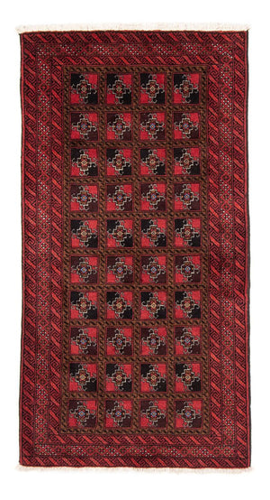 Loper Baluch tapijt - 197 x 104 cm - rood