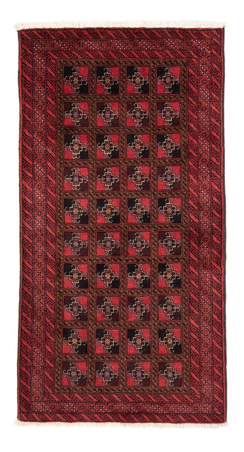 Loper Baluch tapijt - 197 x 104 cm - rood