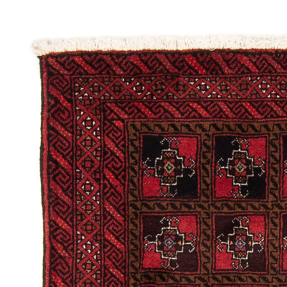 Loper Baluch tapijt - 197 x 104 cm - rood