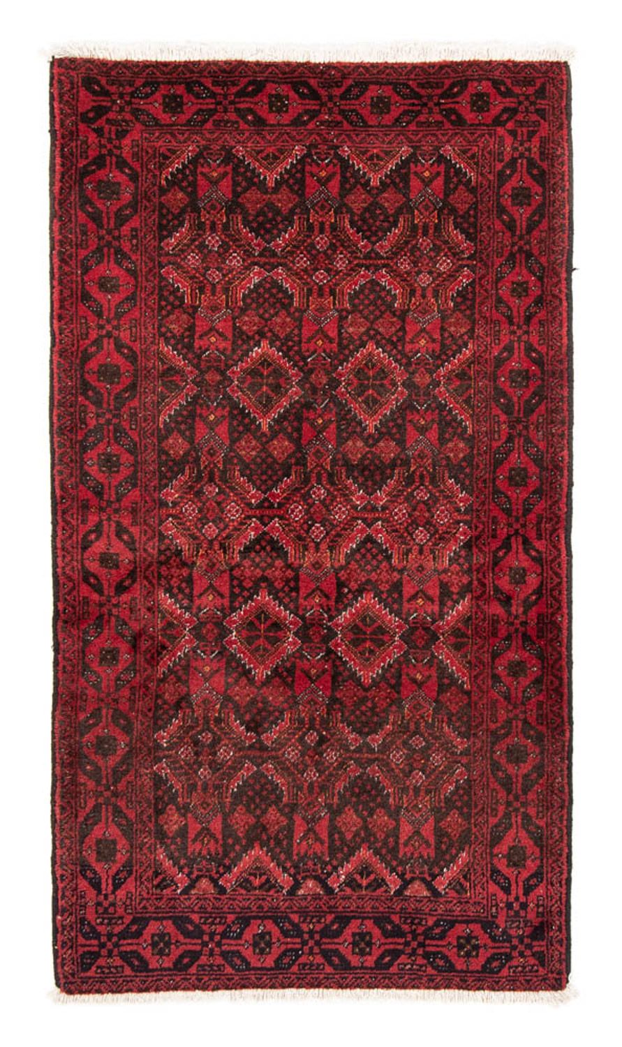 Loper Baluch tapijt - 196 x 100 cm - rood