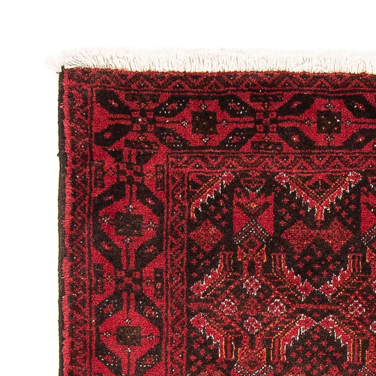 Loper Baluch tapijt - 196 x 100 cm - rood