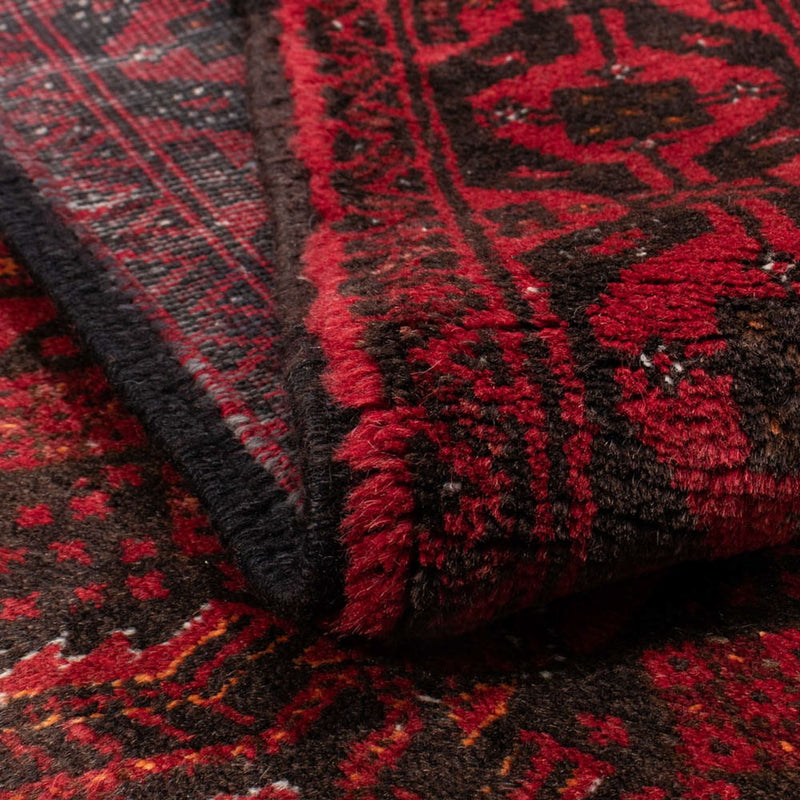 Loper Baluch tapijt - 196 x 100 cm - rood