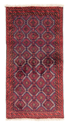 Loper Baluch tapijt - 176 x 89 cm - rood