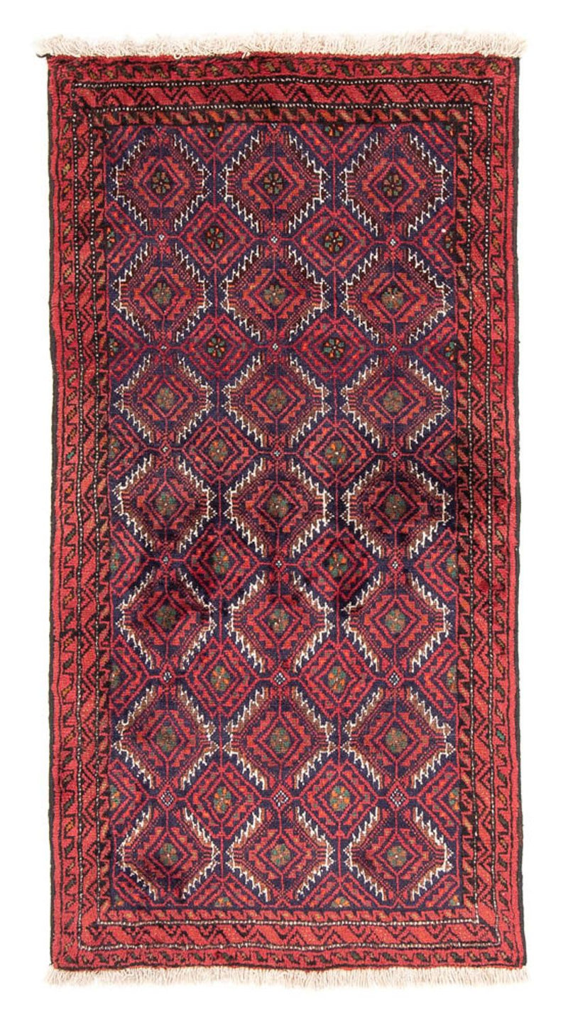 Loper Baluch tapijt - 176 x 89 cm - rood