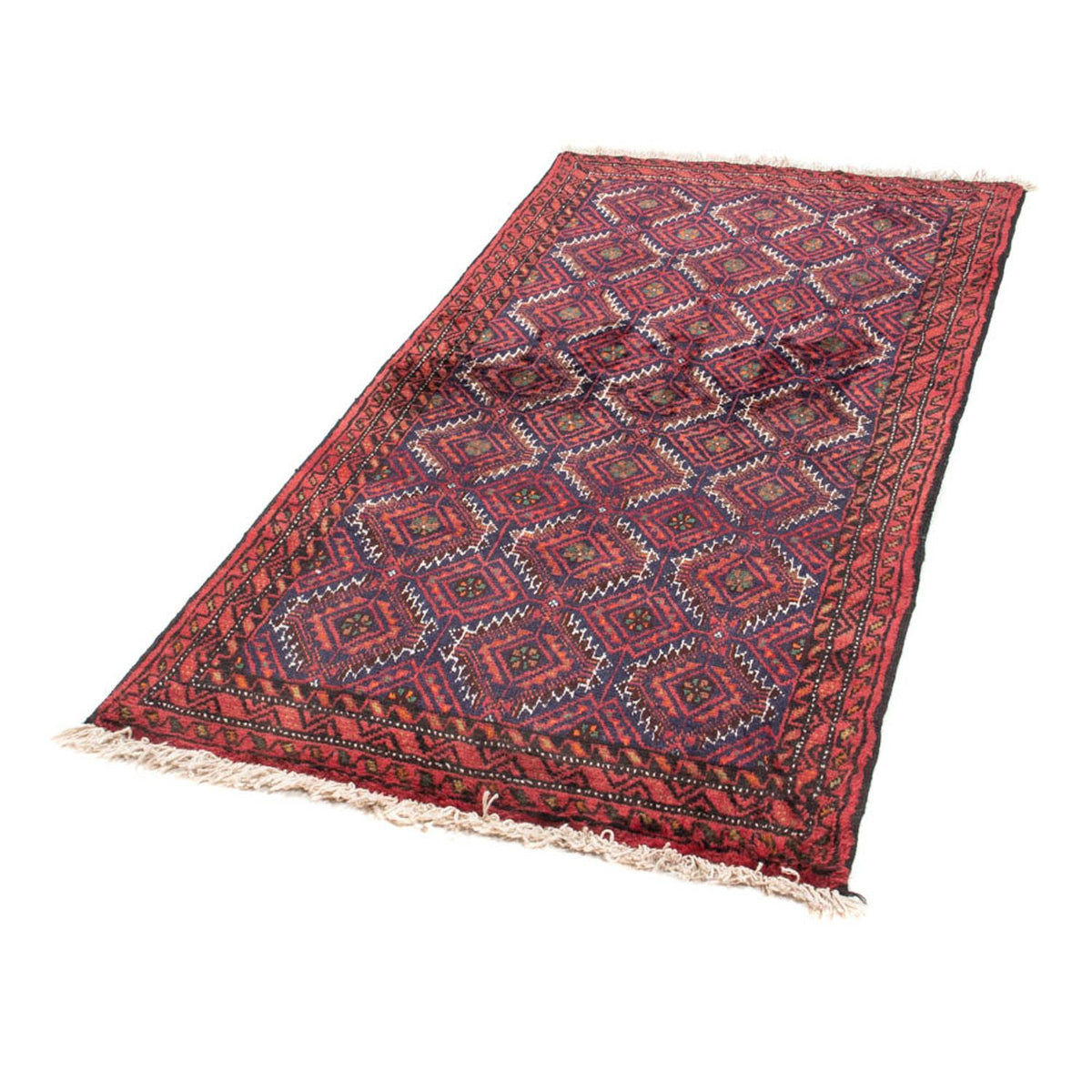 Loper Baluch tapijt - 176 x 89 cm - rood
