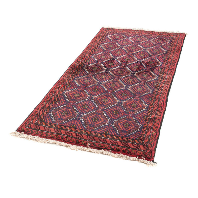 Loper Baluch tapijt - 176 x 89 cm - rood