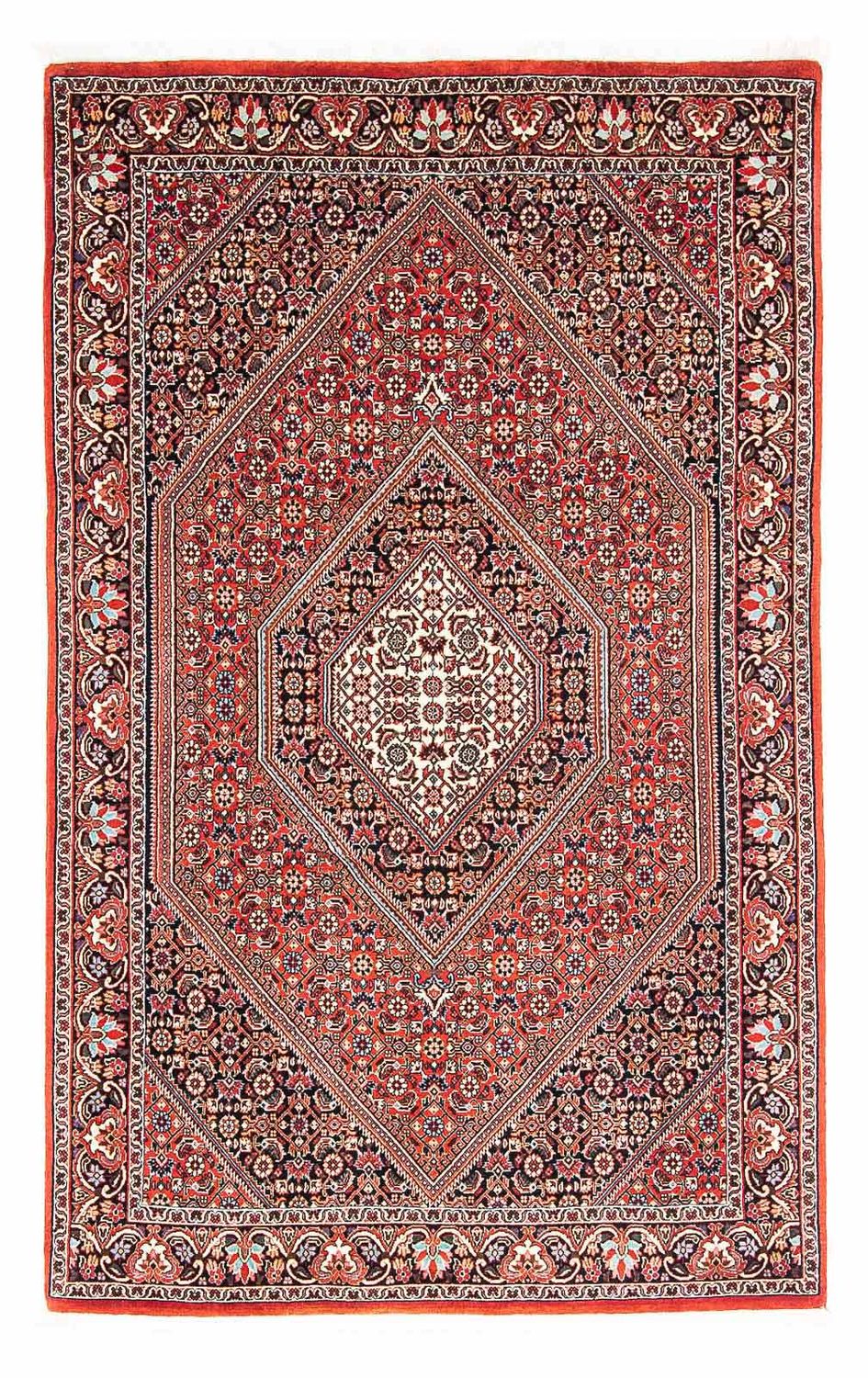 Perzisch tapijt - Bijar - 186 x 109 cm - rood