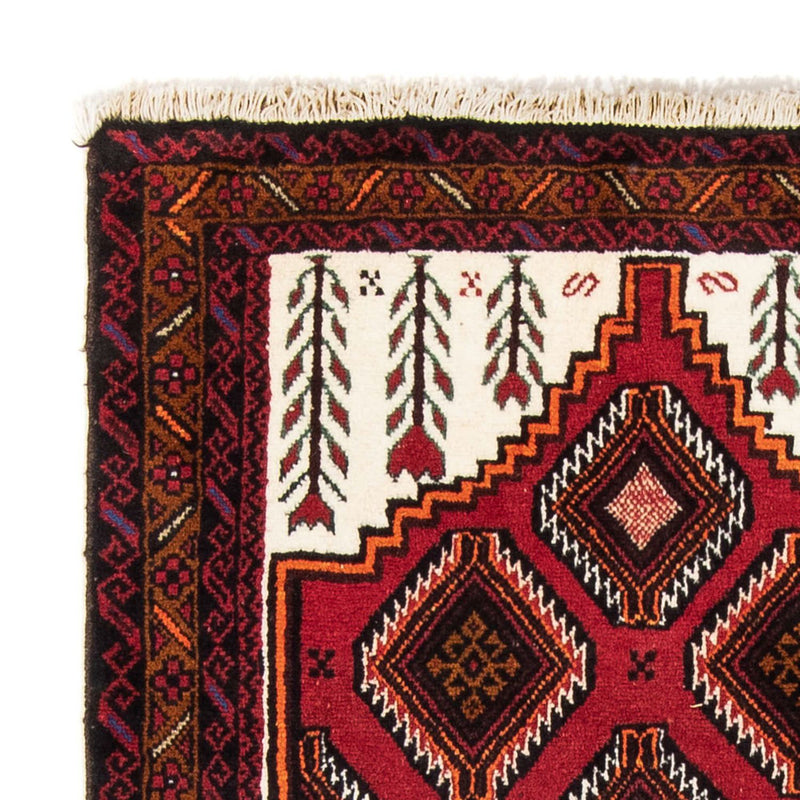 Loper Baluch tapijt - 194 x 104 cm - rood