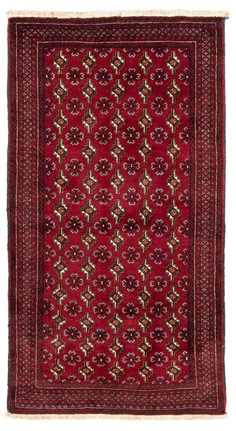 Loper Baluch tapijt - 194 x 101 cm - donkerrood