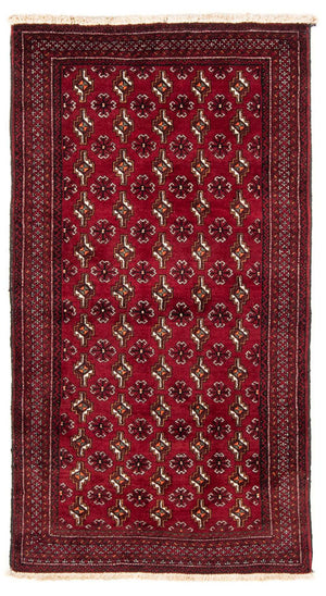 Loper Baluch tapijt - 194 x 101 cm - donkerrood