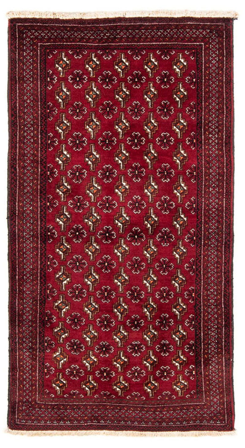 Loper Baluch tapijt - 194 x 101 cm - donkerrood