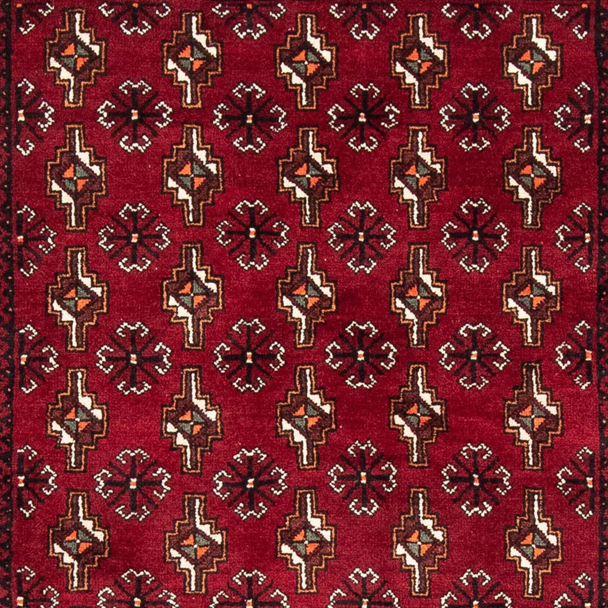 Loper Baluch tapijt - 194 x 101 cm - donkerrood