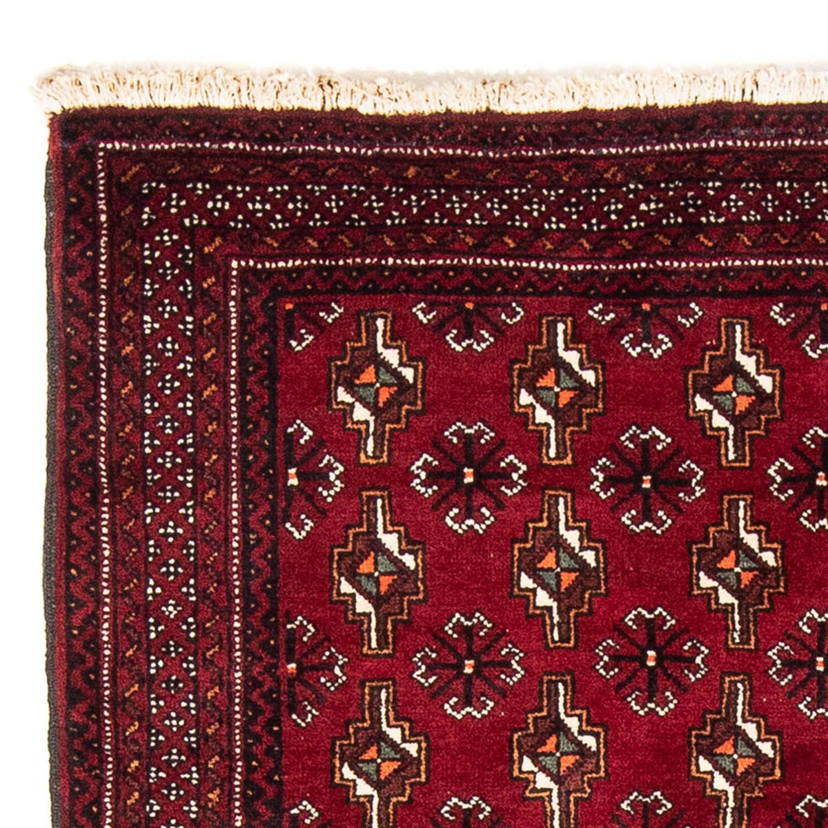 Loper Baluch tapijt - 194 x 101 cm - donkerrood
