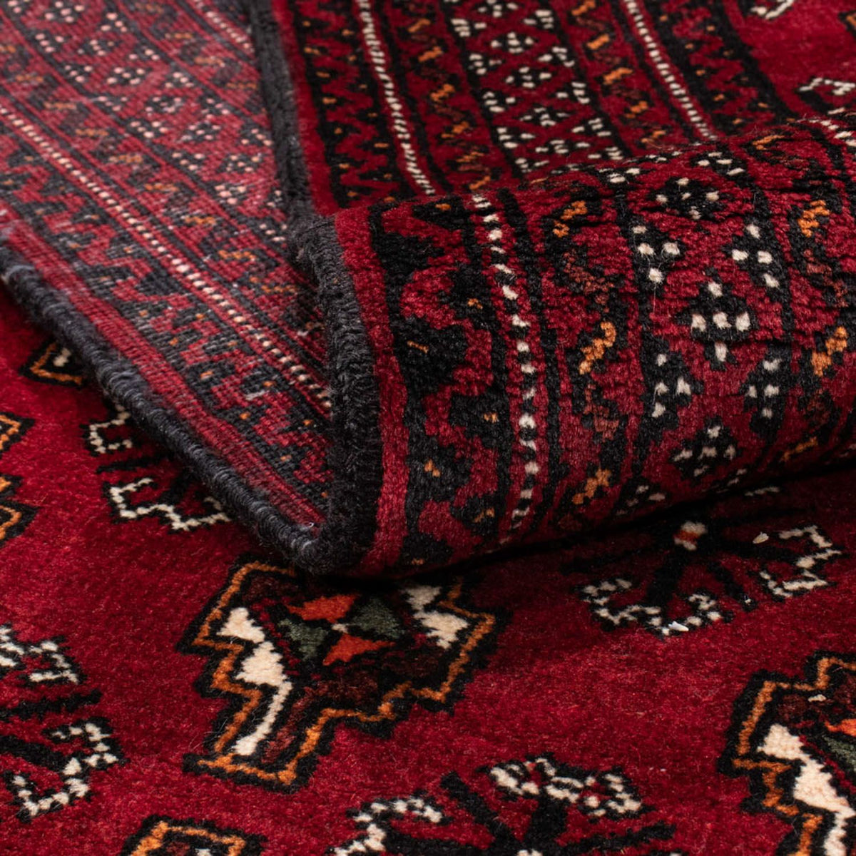 Loper Baluch tapijt - 194 x 101 cm - donkerrood