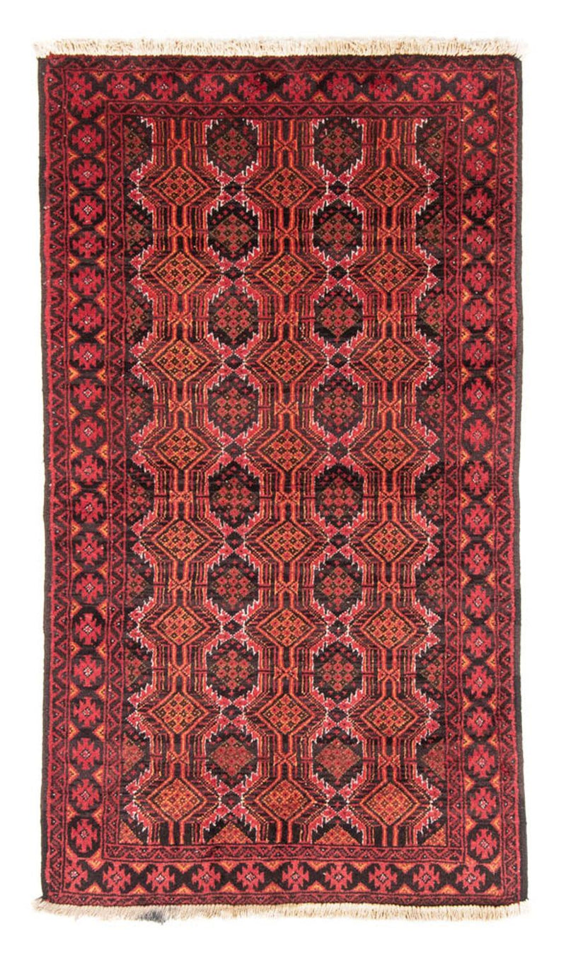 Loper Baluch tapijt - 184 x 98 cm - veelkleurig