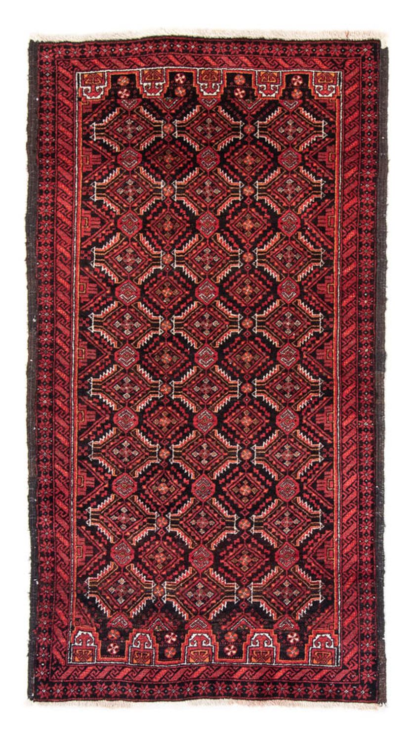 Loper Baluch tapijt - 180 x 93 cm - rood