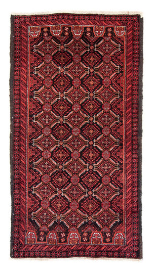 Loper Baluch tapijt - 180 x 93 cm - rood