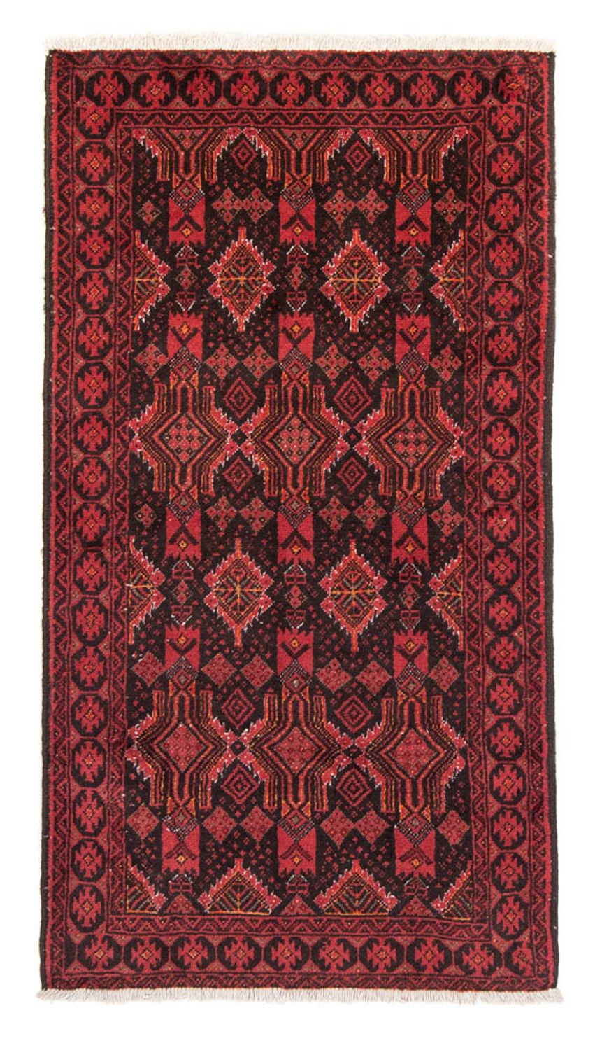 Loper Baluch tapijt - 184 x 100 cm - rood