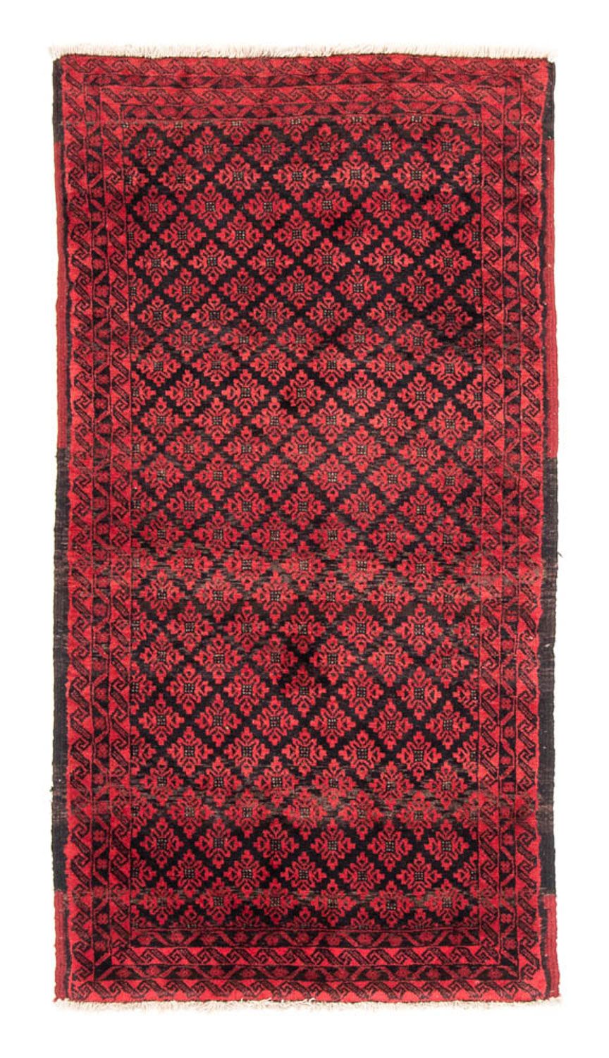 Loper Baluch tapijt - 181 x 100 cm - rood