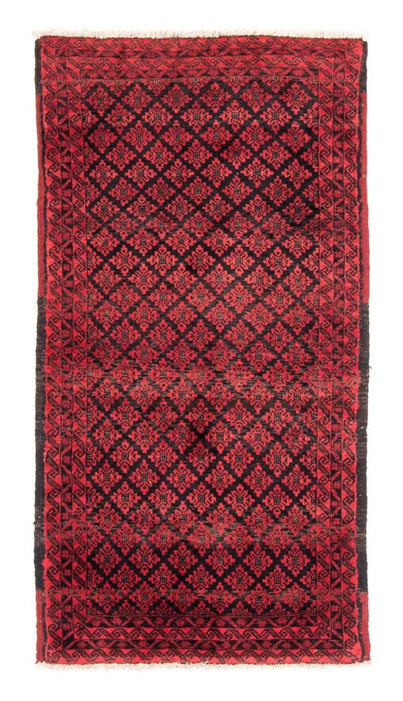Loper Baluch tapijt - 181 x 100 cm - rood