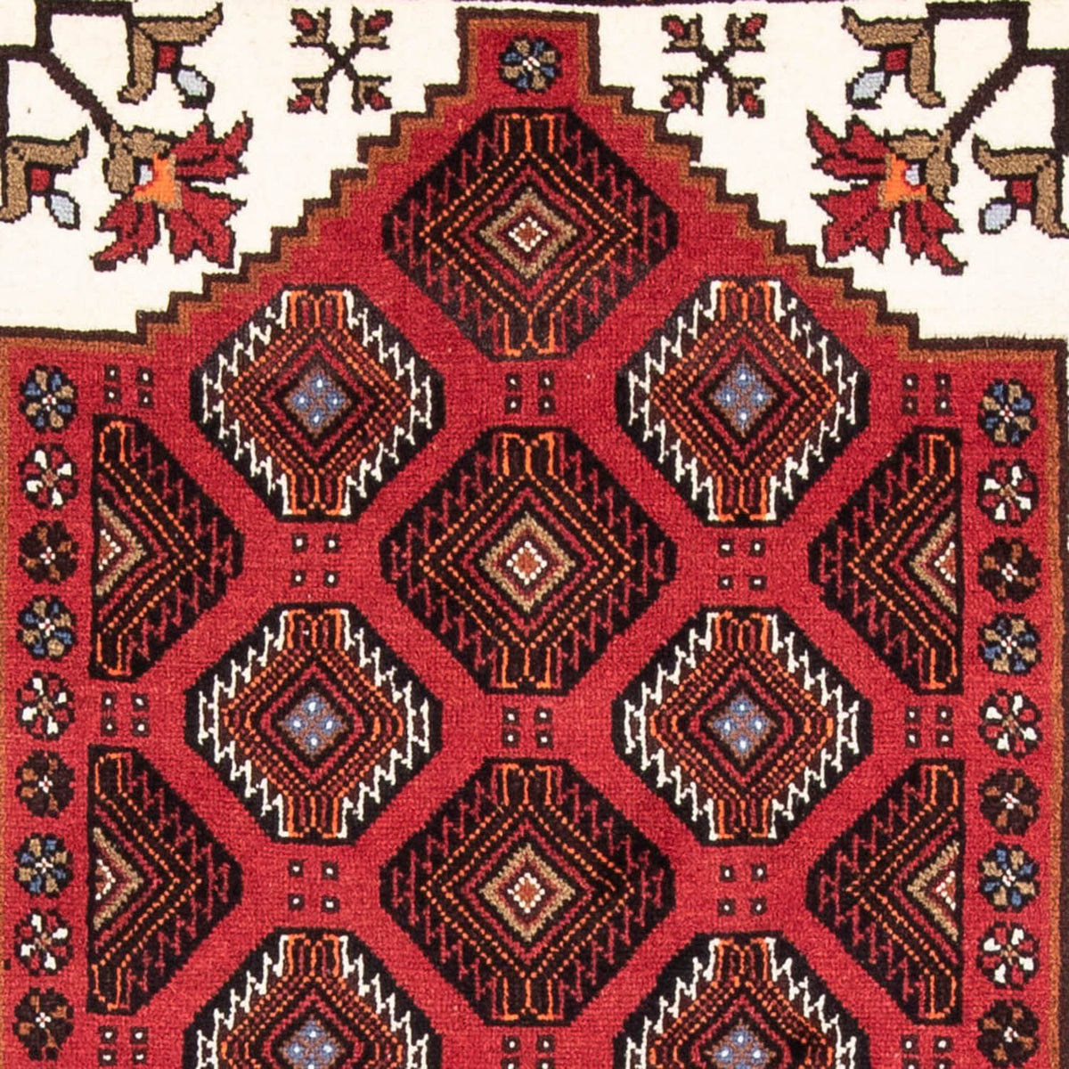 Loper Baluch tapijt - 194 x 102 cm - rood