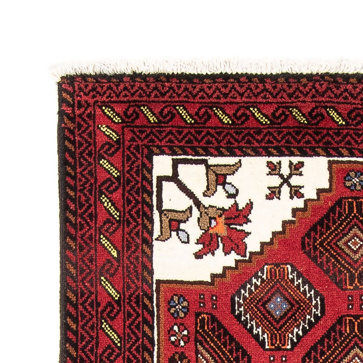 Loper Baluch tapijt - 194 x 102 cm - rood