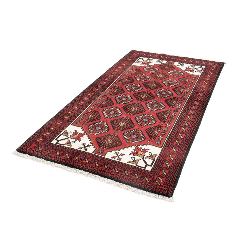 Loper Baluch tapijt - 194 x 102 cm - rood