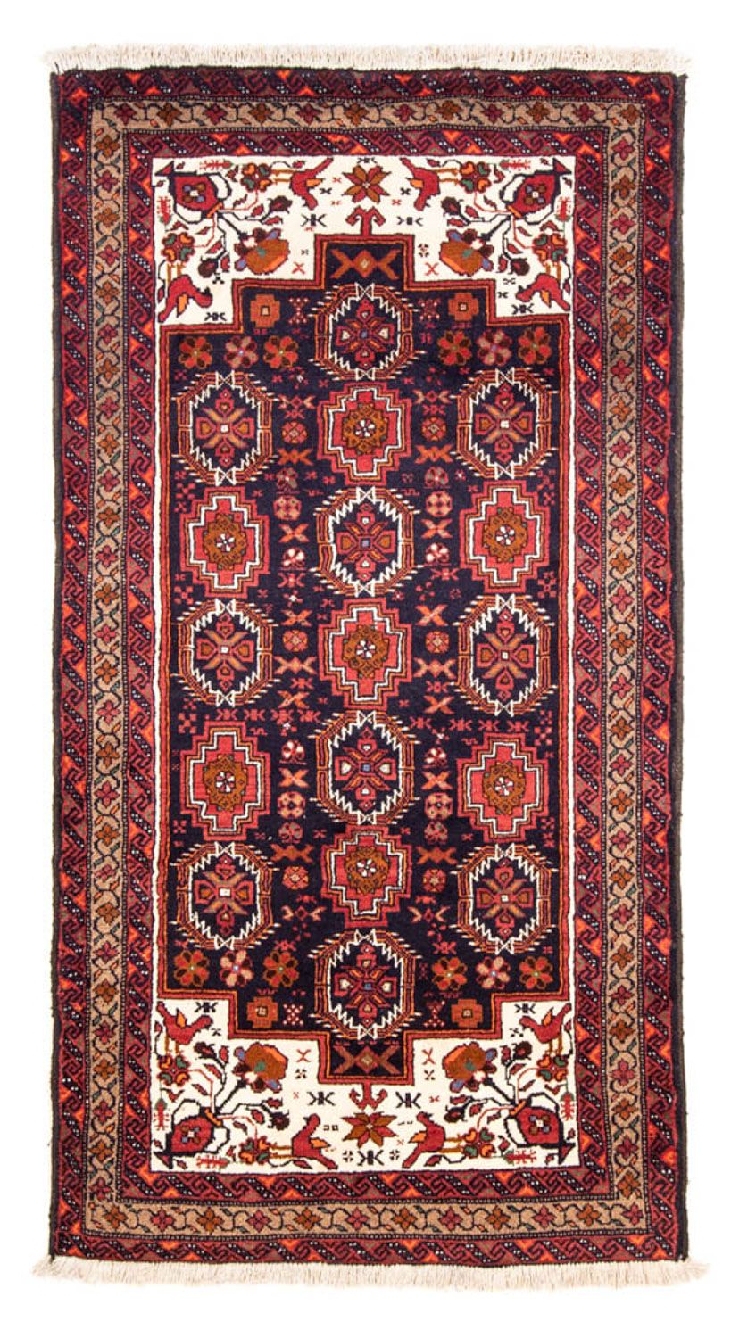 Loper Baluch tapijt - 181 x 101 cm - donkerblauw