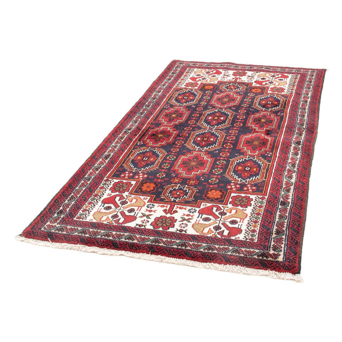 Loper Baluch tapijt - 181 x 101 cm - donkerblauw