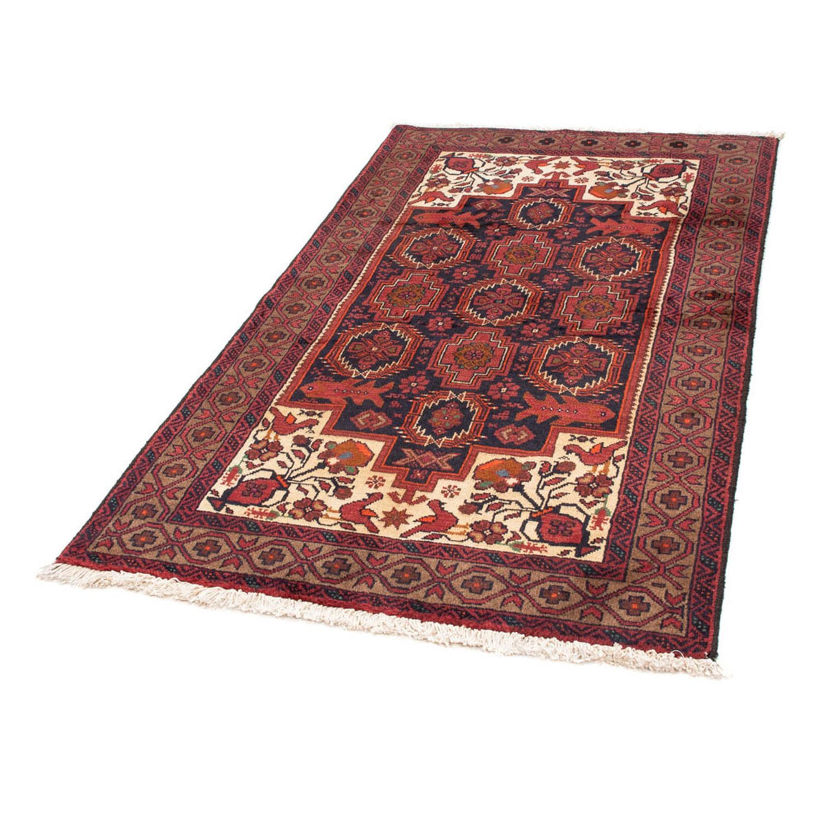 Loper Baluch tapijt - 182 x 103 cm - rood