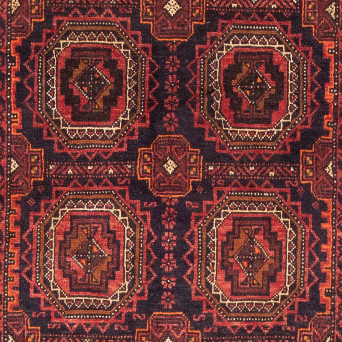 Loper Baluch tapijt - 200 x 106 cm - licht rood