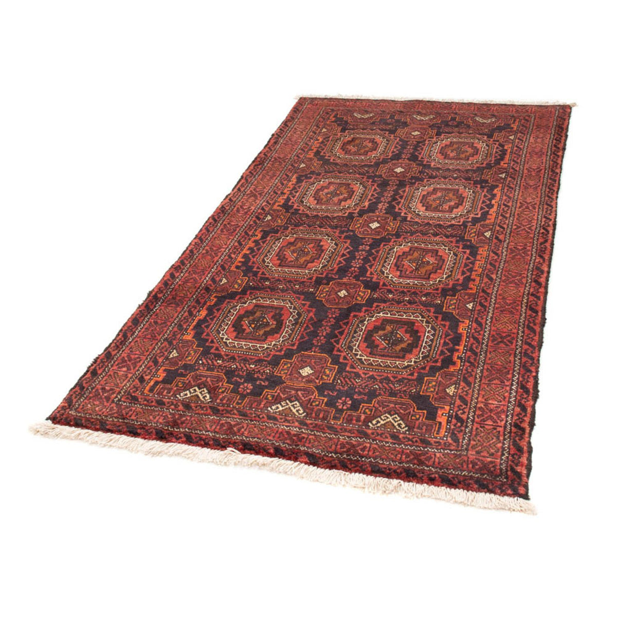 Loper Baluch tapijt - 200 x 106 cm - licht rood