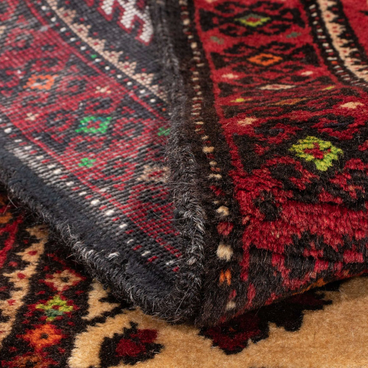 Loper Baluch tapijt - 187 x 102 cm - rood