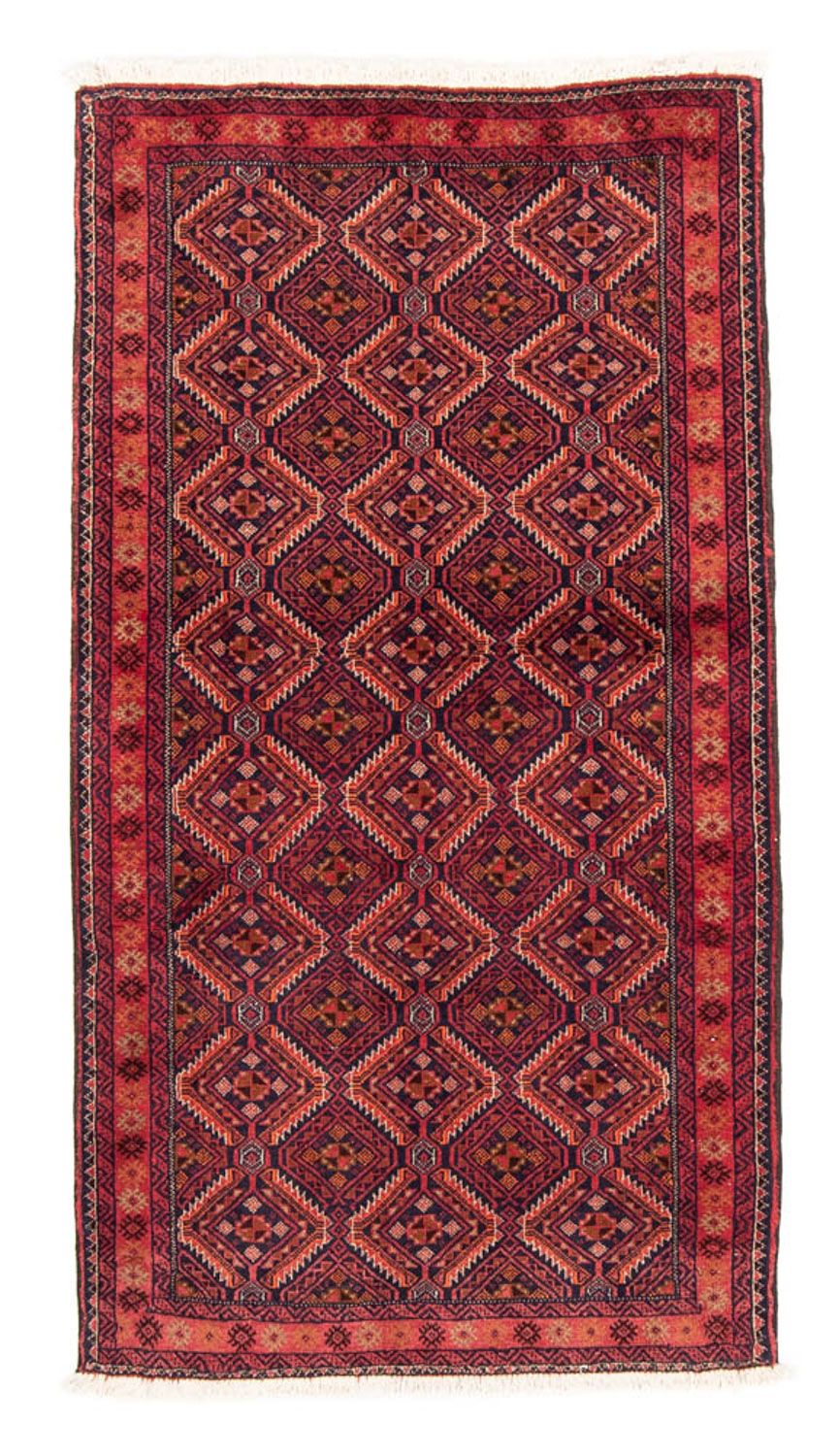 Loper Baluch tapijt - 190 x 105 cm - rood