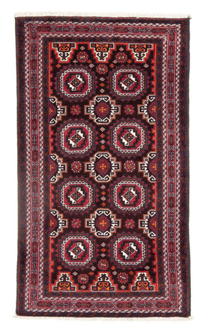 Loper Baluch tapijt - 194 x 105 cm - rood