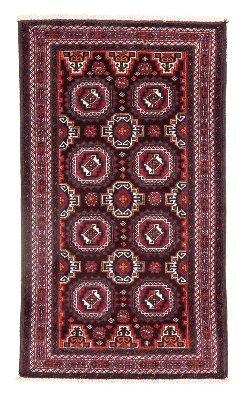 Loper Baluch tapijt - 194 x 105 cm - rood