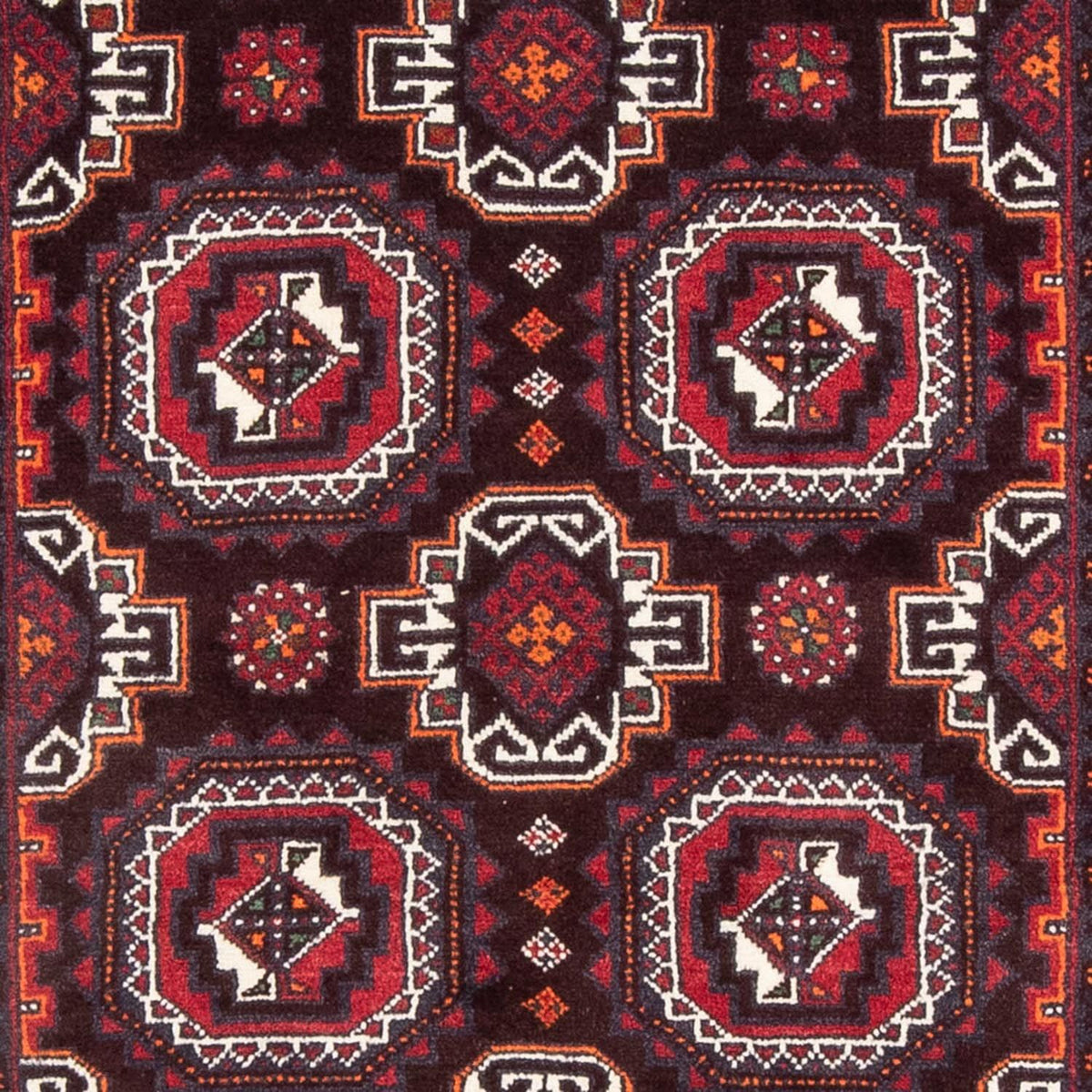 Loper Baluch tapijt - 194 x 105 cm - rood