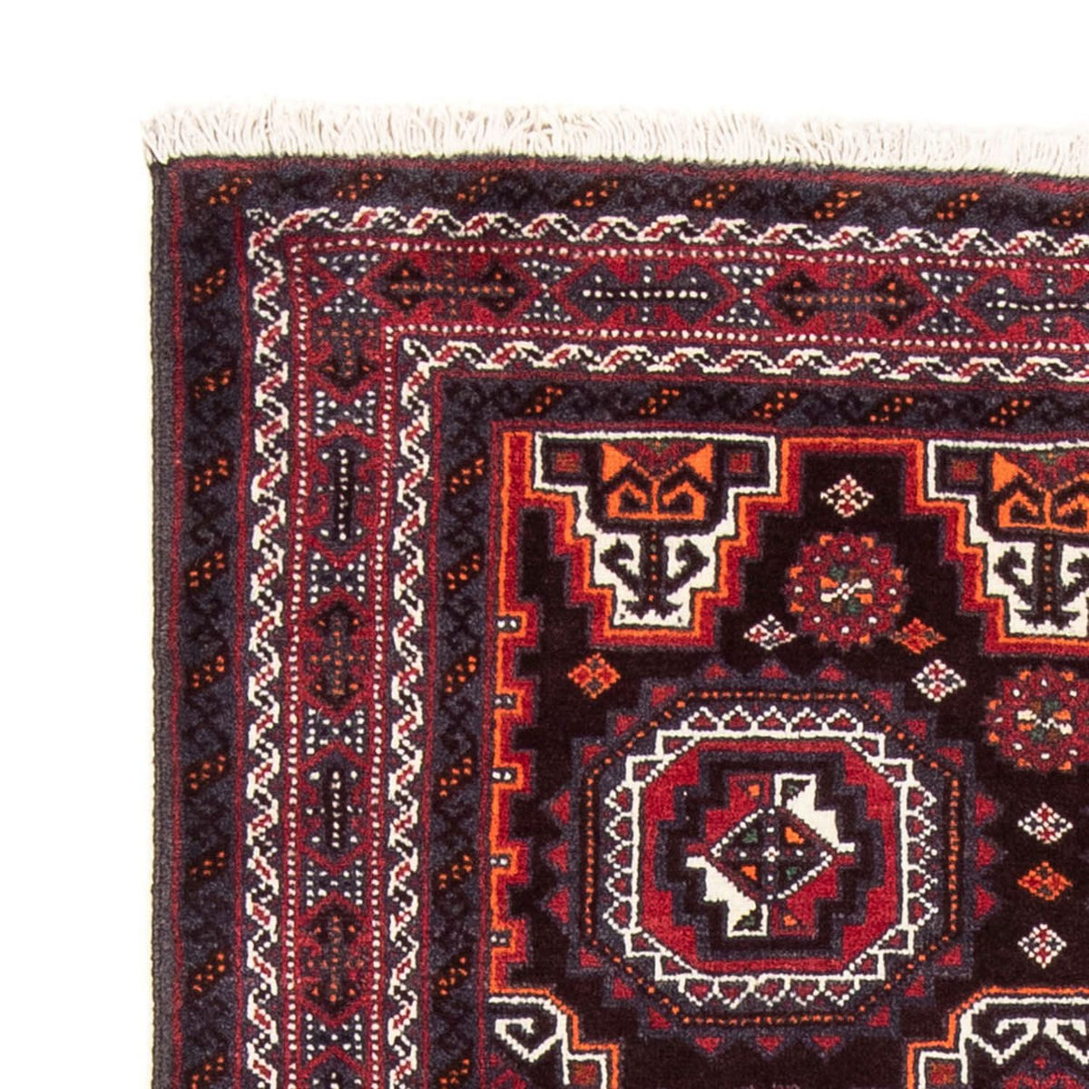 Loper Baluch tapijt - 194 x 105 cm - rood