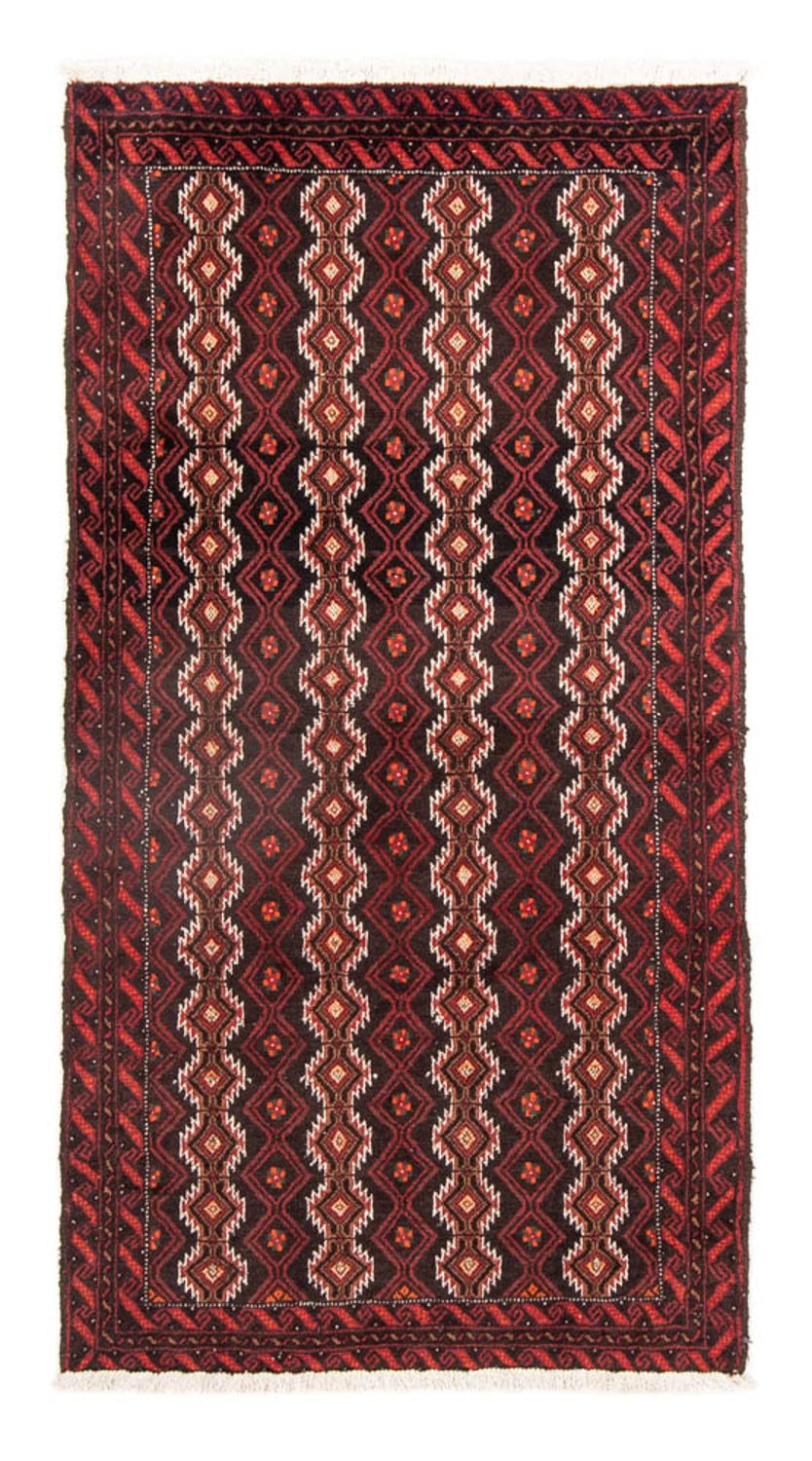 Loper Baluch tapijt - 191 x 100 cm - rood