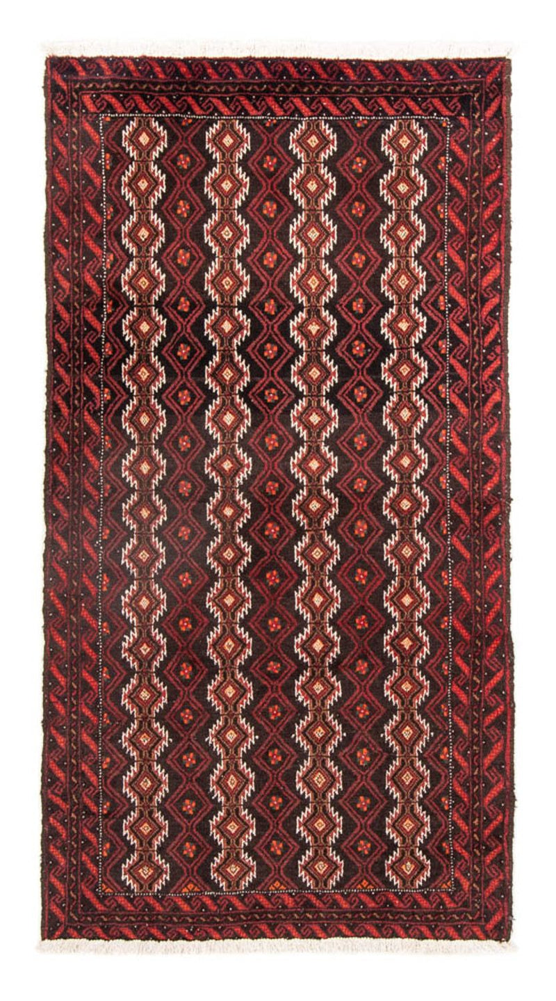 Loper Baluch tapijt - 191 x 100 cm - rood