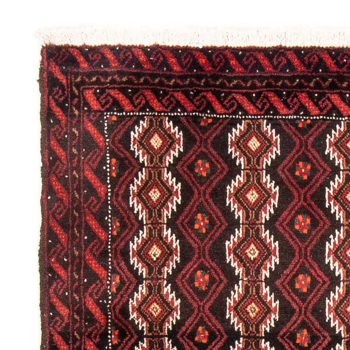 Loper Baluch tapijt - 191 x 100 cm - rood