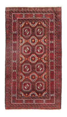 Loper Baluch tapijt - 186 x 99 cm - rood