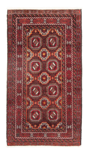 Loper Baluch tapijt - 186 x 99 cm - rood