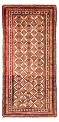 Loper Baluch tapijt - 222 x 111 cm - beige