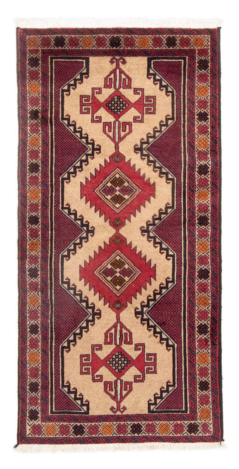 Loper Baluch tapijt - 205 x 103 cm - beige