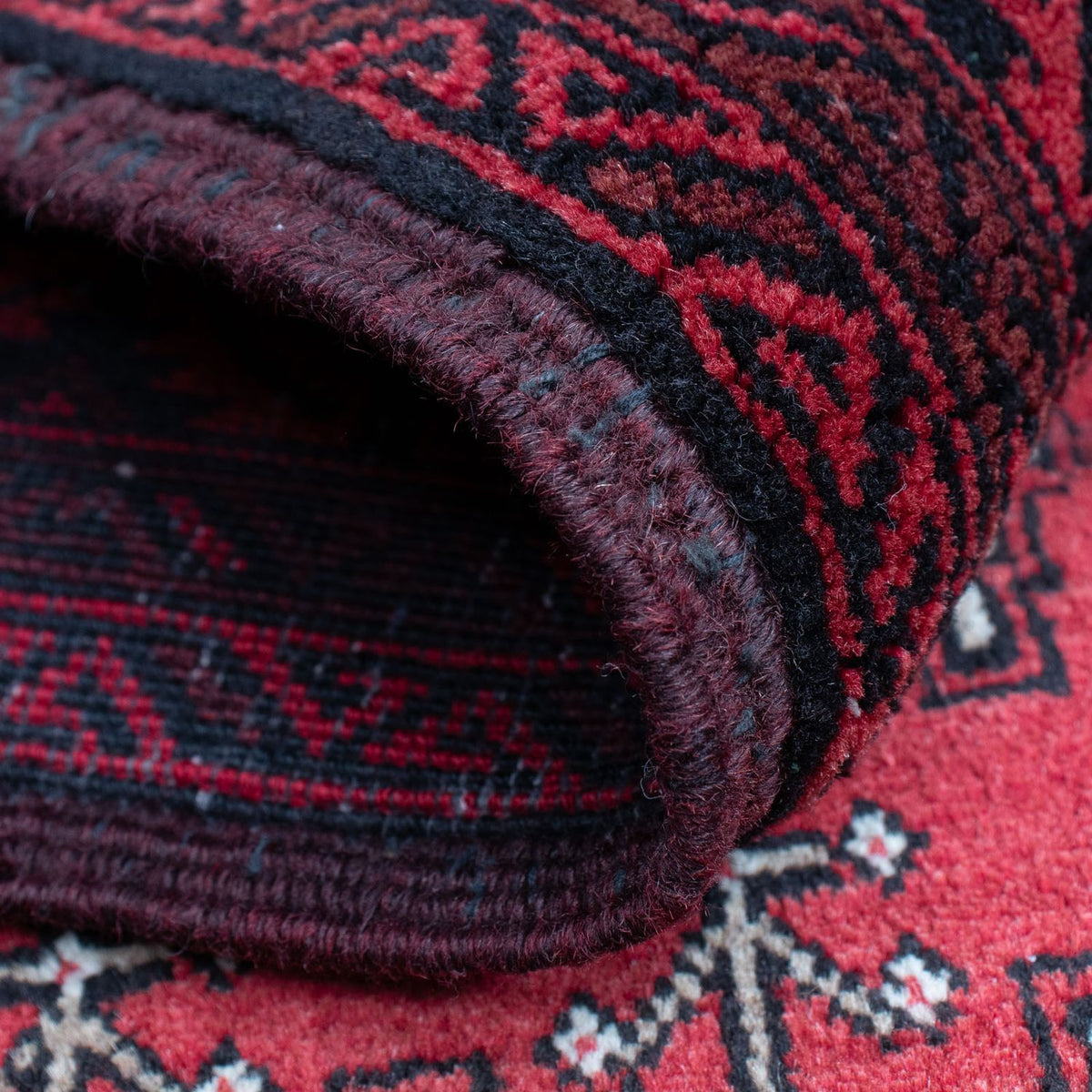 Loper Baluch tapijt - 176 x 97 cm - donkerrood